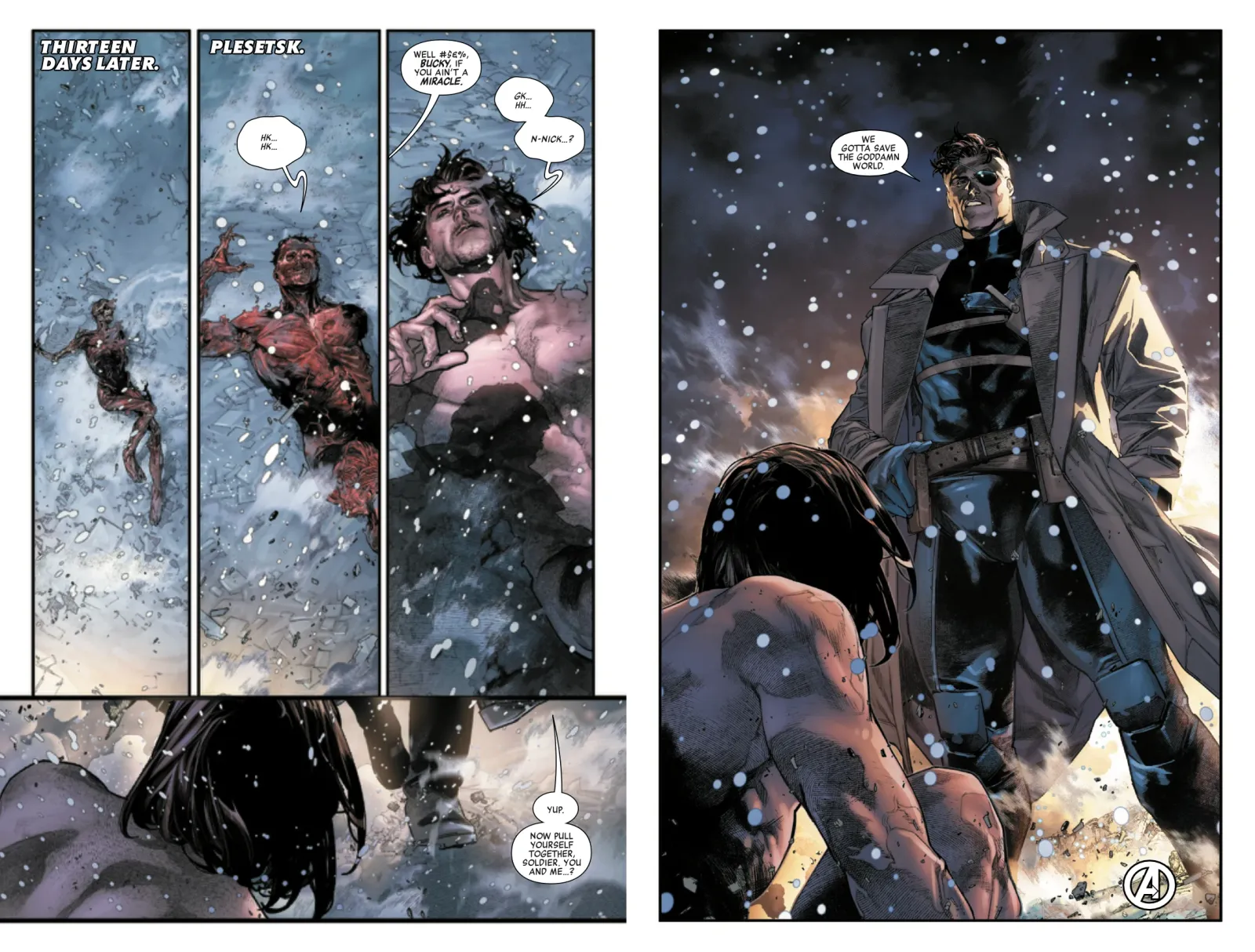 Bucky se vraća u životu u stripu Avengers: Armageddon #5