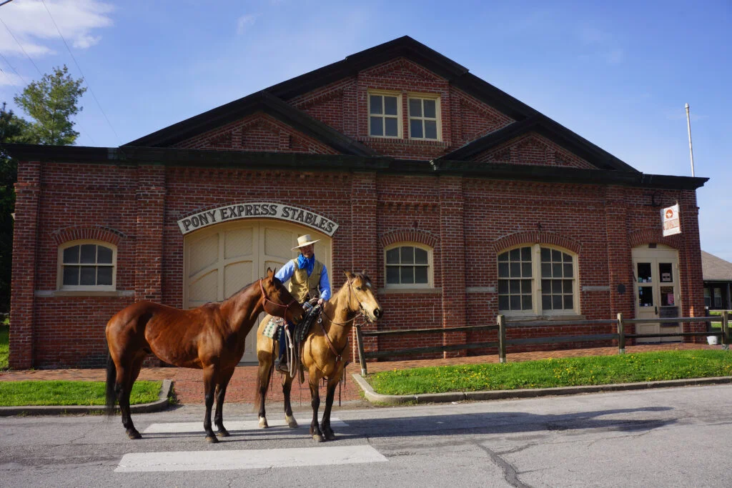 Pony Express stables, St. Joseph, Mo.