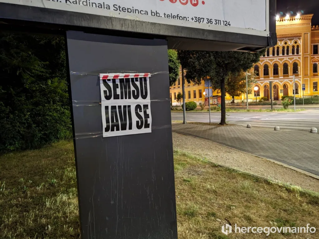 Građani Mostara zaintrigirani neobičnim porukama : “Šemso, javi se”