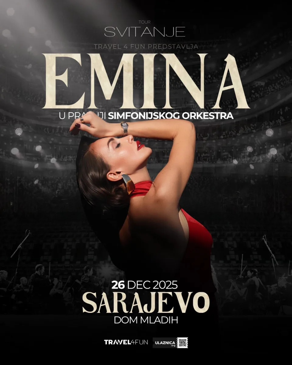Emina Jahović stiže u Sarajevo, najavila koncert za decembar