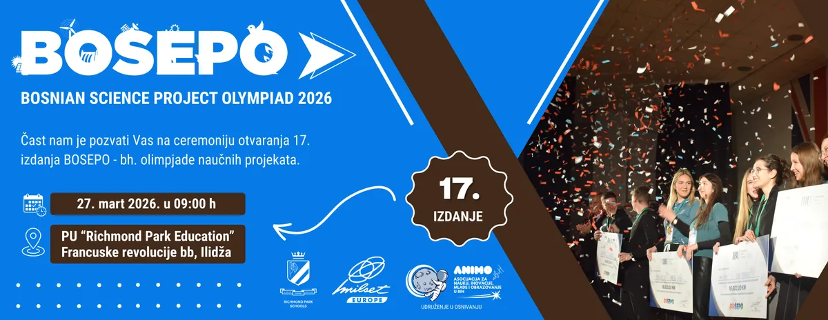 Mladi genijalci stižu u Sarajevo: Počinje BOSEPO 2026